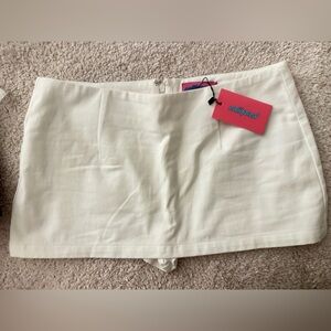 NOT FOR SALS Edikted White Skort